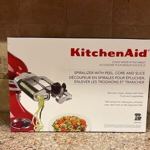 KitchenAid Spiralizer Attachment - Red and Silver